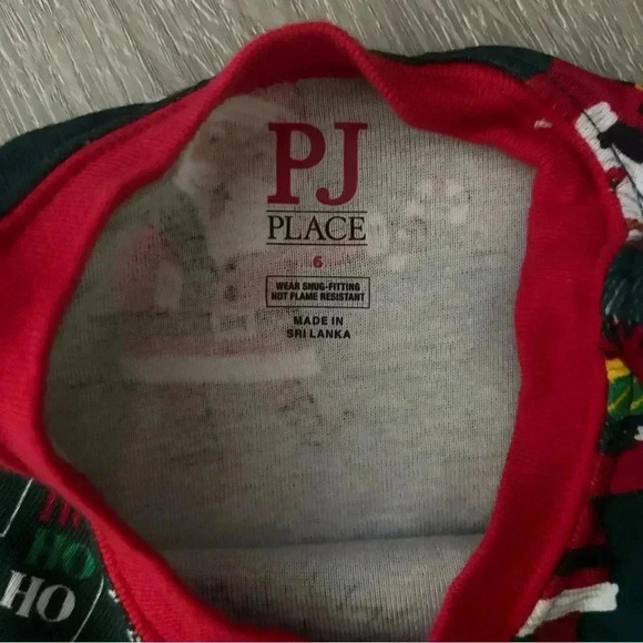 Kids The Children’s Place PJ Place Christmas Pajamas Size 6/7 - Picture 3 of 5
